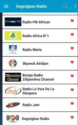 Radio Ivory Coast android App screenshot 1